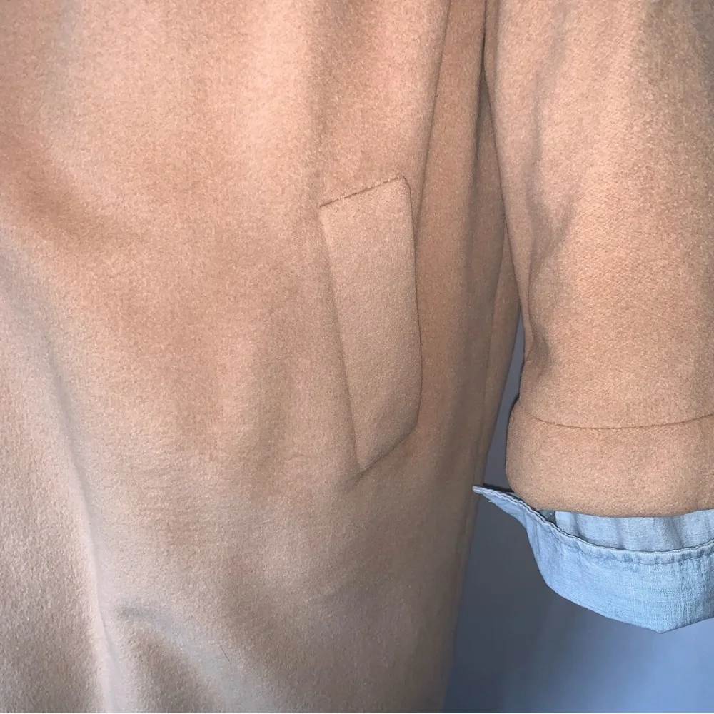 v i n t a g e :: Glamorous Soft Luxe Wool Thick Fur Collar Coat - Picture 13 of 16